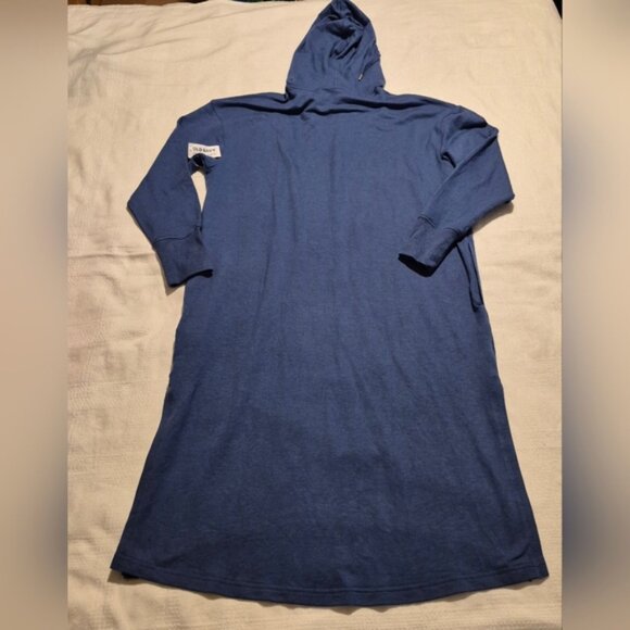 Old Navy Live In women's size Small french terry hooded mini shift dress, New - Picture 2 of 9